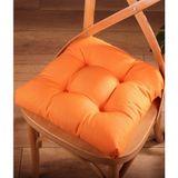 Altınpamuk Gold Turuncu Renk Sandalye Minderi Düğme Dikişi Detaylı 40X40Cm Bağcıklı - 40 x 40 cm