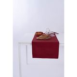 ALTINPAMUK Keten Runner Leke Tutmaz Kumaş Bordo 40x140