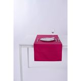 ALTINPAMUK Keten Runner Leke Tutmaz Kumaş Fuşya 40x140