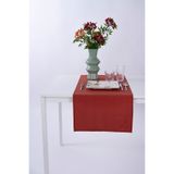 ALTINPAMUK Keten Runner Leke Tutmaz Kumaş Kiremit 40x140