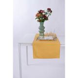 ALTINPAMUK Keten Runner Leke Tutmaz Kumaş Sarı 40x140