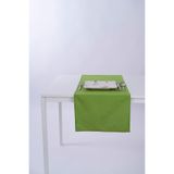 ALTINPAMUK Keten Runner Leke Tutmaz Kumaş Yeşil 40x140