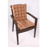 ALTINPAMUK Lotus Lüx Pofidik Rattan Lotus Sandalye Minderi 43x93 Kahve