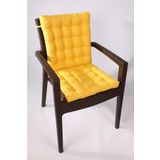 ALTINPAMUK Lotus Lüx Pofidik Rattan Lotus Sandalye Minderi 43x93 Sarı
