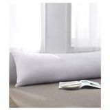 Altınpamuk Lüks Uzun Yastık 50X135 cm 1500 gr Pamuk Polyester Dış Materyal Boncuk Elyaf Dolgulu - Beyaz - 50 x 135 cm