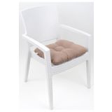 ALTINPAMUK MEGA Kahve Sandalye Minderi 45x45 Özel Dikişli Bağcıklı