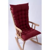 ALTINPAMUK Selen Lüx Sandalye Minderi, Bank, Salıncak Sallanan Sandalye Minderi 120x50cm Bordo (SADECE MİNDER)