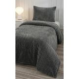 Altınpamuk Soft Arya Tek Kişilik Yatak Örtüsü 180X240 Antrasit - 180 x 240 cm