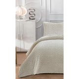 Altınpamuk Soft Arya Tek Kişilik Yatak Örtüsü 180X240 Bej - 180 x 240 cm