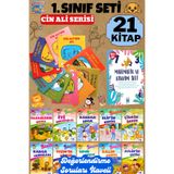 Altınpost Yayınları 1. Sınıf Seti (Toplam 21 Kitap) | Cin Ali Serisi + Okuma Yazma Seti + 10 Adet Hikaye Kitabı