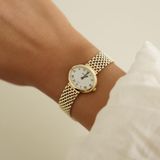 Altıntaş Geneve Retro Oval Kadran Altın Kadın Saati - UZUNLUK: 19.5 CM