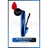 Altıntepeshop Ministar Waterproof Long Mascara - Makyaj Süngeri Hediye