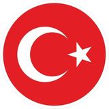 Altınuç Art Design 5 Adet 10X10 cm Türk Bayrağı Sticker Laptop Kask Araba Motor Sticker - 10 x 10 - Çok Renkli