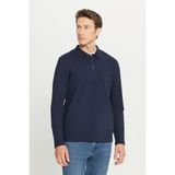 Altınyıldız Classics %100 Pamuk Standart Fit Normal Kesim Polo Yaka Sweatshirt - Laci - 2XL