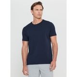ALTINYILDIZ CLASSICS 360 Derece Esneyen Slim Fit Bisiklet Yaka Tişört, XL, 4A4800000011, Lacivert, Erkek