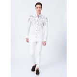 Altınyıldız Classics 4A1400000101 Beyaz Normal Bel Dar Paça Slim Fit Erkek Pantolon