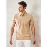 Altınyıldız Classics 4A4820200004 Polo Yaka Comfort Fit Düz Kiremit Melanj Erkek T-Shirt