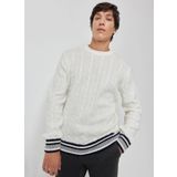 Altınyıldız Classics 4A4923100009 Ekru Bisiklet Yaka Standart Erkek Kazak