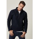 Altınyıldız Classics 4A5221100016 Standart Fit Günlük Fermuarlı Yaka Lacivert Erkek Polar Sweatshirt