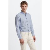 Altınyıldız Classics ACE201252155_LAC Lacivert Tailored Slim Fit Dar Kesim Düğmeli Yaka Erkek Gömlek