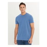ALTINYILDIZ CLASSICS Altınyıldız Classics Bisiklet Yaka Düz İndigo Erkek T-Shirt ACE091252301_IND