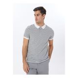 ALTINYILDIZ CLASSICS Altınyıldız Classics Polo Yaka Düz Beyaz - Gri Erkek T-Shirt COE091252048_BGR