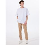 Altınyıldız Classics Bağlamalı Bel Normal Paça Slim Fit Bej Erkek Pantolon ACE001252275_BEJ