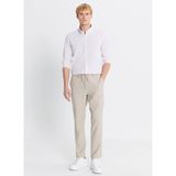Altınyıldız Classics Bağlamalı Bel Normal Paça Slim Fit Bej Erkek Pantolon ACE001252701_BEJ