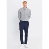 Altınyıldız Classics Bağlamalı Bel Normal Paça Slim Fit Lacivert Erkek Pantolon ACE001252701_LAC