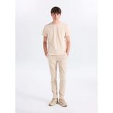 Altınyıldız Classics Bej Erkek Slim Fit T-Shirt ACE091262933 - XL
