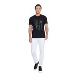ALTINYILDIZ CLASSICS Bisiklet Yaka Baskılı T-Shirt, L, 5003252171, Siyah, Erkek