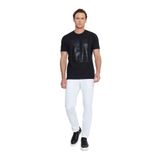 ALTINYILDIZ CLASSICS Bisiklet Yaka Baskılı T-Shirt, M, 5003252171, Siyah, Erkek