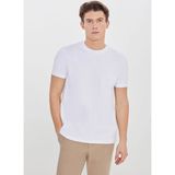 Altınyıldız Classics Bisiklet Yaka Beyaz Erkek T-Shirt PAE090000012_BYZ - 2XL