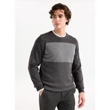 Altınyıldız Classics Bisiklet Yaka Standart Antrasit Melanj Erkek Kazak ACE049261524_ATG - XL