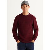 Altınyıldız Classics Bisiklet Yaka Standart Siyah - Bordo Erkek Kazak 4A4924100054 - 2XL
