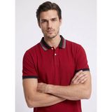 Altınyıldız Classics Bordo Erkek Slim Fit Çizgili Polo T-Shirt ACE091262034 - XL
