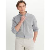Altınyıldız Classics Comfort Fit Düğmeli Yaka Gri Erkek Gömlek ACE020252163_GRI - 2XL