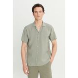 Altınyıldız Classics Comfort Fit Gömlek Yaka Haki Erkek Gömlek ACE026252011_HAK - 2XL