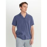 Altınyıldız Classics Comfort Fit Gömlek Yaka Lacivert Erkek Gömlek ACE026252011_LAC - 2XL
