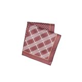 Altınyıldız Classics Desenli Bordo-Beyaz Klasik Mendil