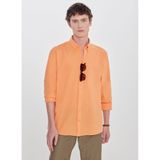 ALTINYILDIZ CLASSICS Düğmeli Comfort Fit Gömlek, M, 5003361436, Turuncu, Erkek