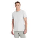 ALTINYILDIZ CLASSICS Erkek Açık Gri 360 Derece Her Yöne Esneyen Slim Fit Bisiklet Yaka Tişört, Açık Gri, L