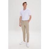 ALTINYILDIZ CLASSICS Erkek Açık Haki Slim Fit Dar Kesim Beli Lastikli Yan Cep Rahat Pantolon, ACIK HAKI, 54