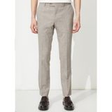 Altınyıldız Classics Erkek Açık Kahve Slim Fit Dar Kesim Kırlangıç Yaka Desenli Takım Elbise