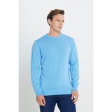 Altınyıldız Classics Erkek Açık Mavi Bisiklet Yaka Triko Kazak - 3XL