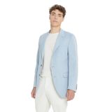 ALTINYILDIZ CLASSICS Erkek Açık Mavi Slim Fit Dar Kesim Kırlangıç Yaka Blazer Ceket