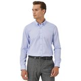 ALTINYILDIZ CLASSICS Erkek Açık Mavi Ütü Gerektirmeyen Non -ıron Slim Fit Dar Kesim%100 Pamuk Düğmeli Yaka Gömlek,2XL
