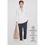 Altınyıldız Classics Erkek Antrasit Diz İzi Yapmayan Beli Bağlamalı Yan Cepli Jogger Pantolon Slim Fit Rahat Kesim - 52