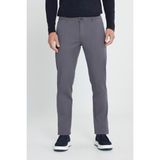 Altınyıldız Classics Erkek Antrasit Diz İzi Yapmayan Slim Fit Dar Kesim Pamuklu Esnek Chino Pantolon - 50