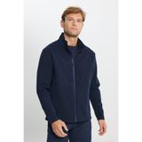 ALTINYILDIZ CLASSICS Erkek Antrasit-Melanj Standart Fit Dik Yaka Cepli Fermuarlı Sweatshirt Polar